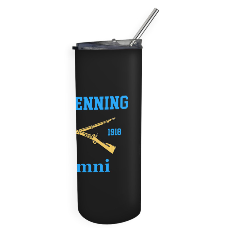 Fort Benning Alumni Est 1918 Grunt College Skinny Tumbler | Artistshot