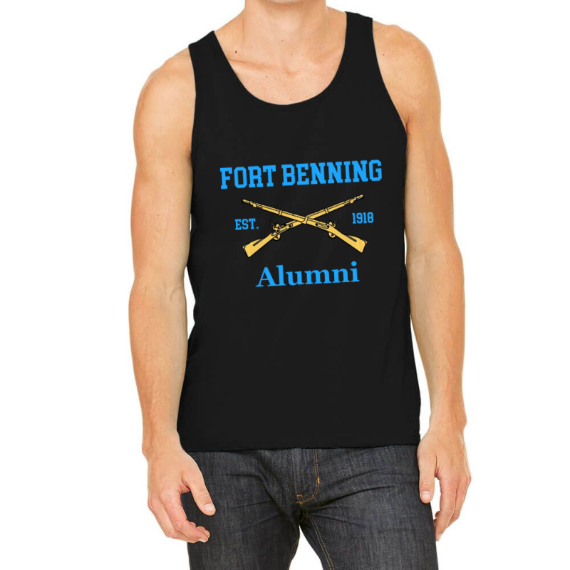 Fort Benning Alumni Est 1918 Grunt College Tank Top | Artistshot