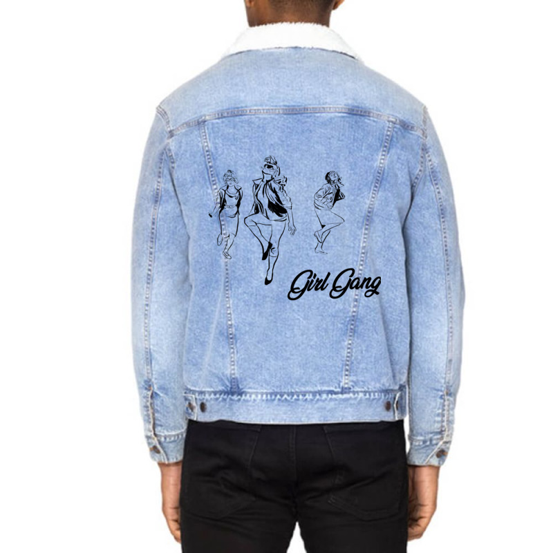 Girl Gang Unisex Sherpa-lined Denim Jacket | Artistshot