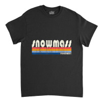 Vintage 70s 80s Style Snowmass Co Classic T-shirt | Artistshot