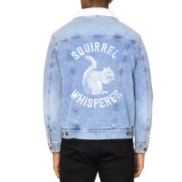 Vintage Squirrel Lover Gifts Squirrel Whisperer Unisex Sherpa-lined Denim Jacket | Artistshot