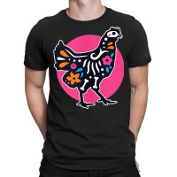 Day Of The Dead Calavera Chicken Dia De Los Muertos Tank Top T-shirt | Artistshot