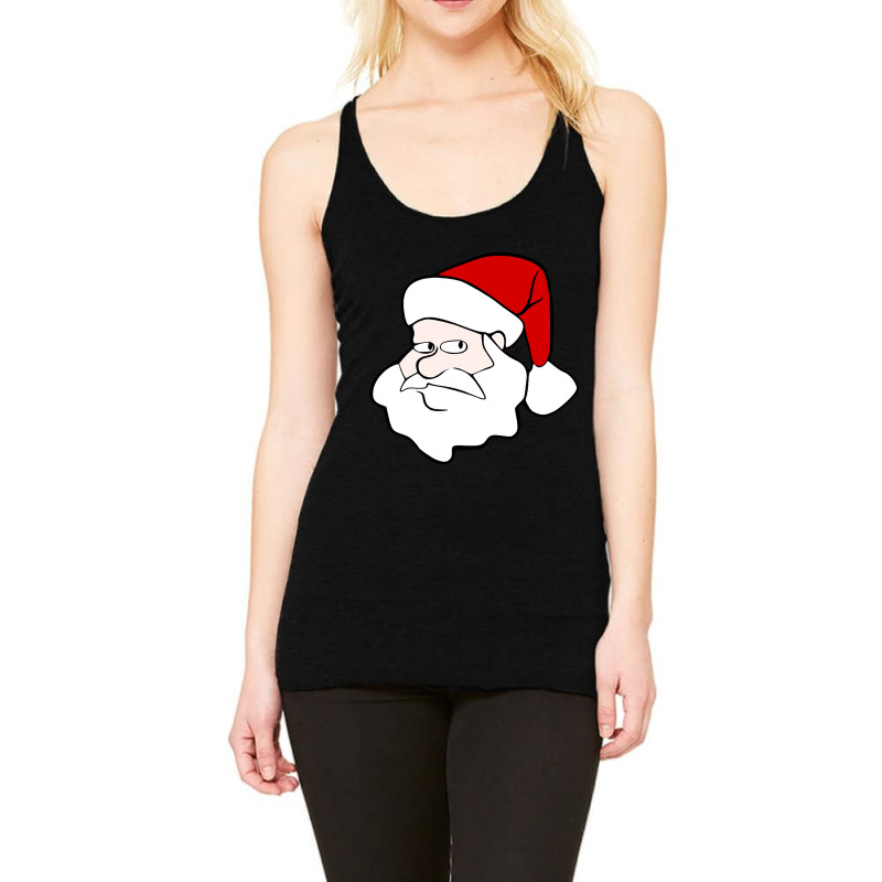 Curious Santa Racerback Tank by Jerhogen528 | Artistshot