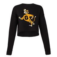 Vintage Walking Angry Tiger - Grambling State Cropped Sweater | Artistshot