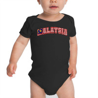 Flag Of Malaysia. I Love My Malaysian Roots. T Shirt Baby Bodysuit | Artistshot