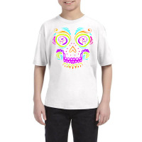 Big Calaveras Makeup Sugar Skull Day Of The Dead Sweatshirt Youth Tee | Artistshot