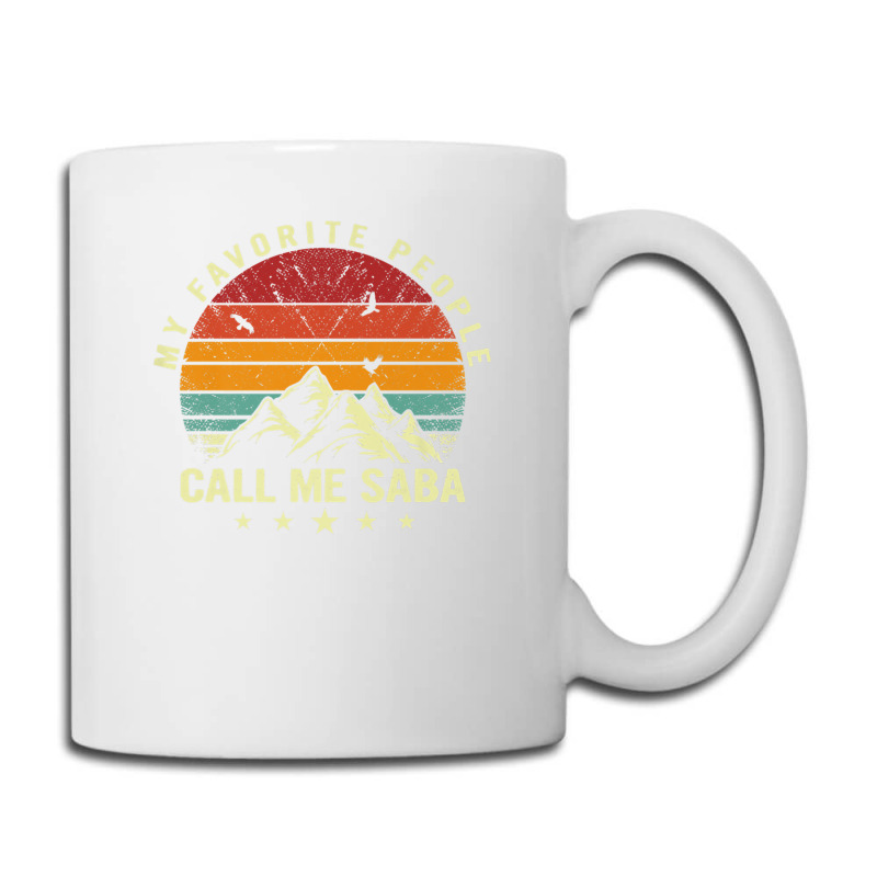 Mens My Favorite People Call Me Saba Cool Father's Day Coffee Mug | Artistshot