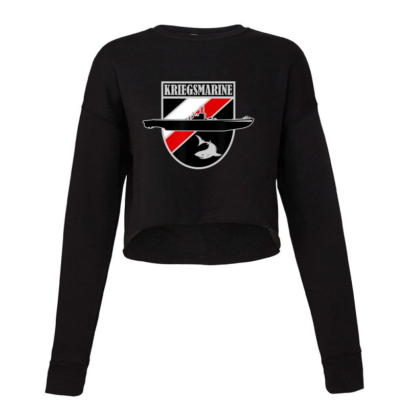 Ww2 German Uboat Kriegsmarine Cropped Sweater by bummercaught | Artistshot