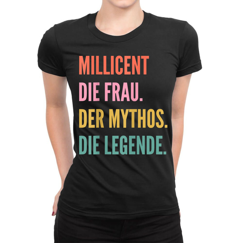 Funny German First Name Design   Millicent T Shirt Ladies Fitted T-Shirt by toraprqwfg | Artistshot