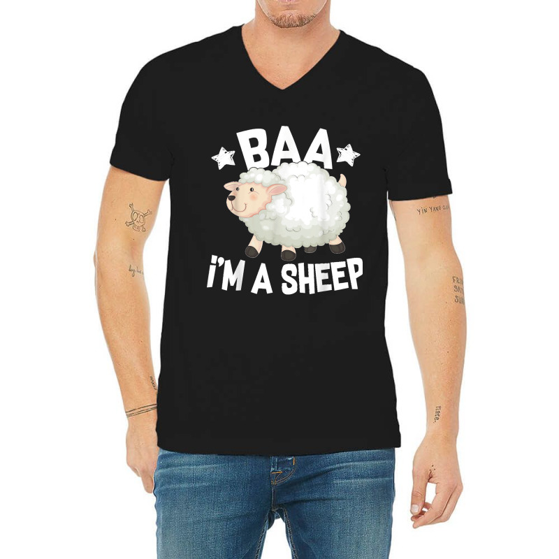 I'm A Sheep Lamb Farm Country Farming Animals Lover V-Neck Tee by JOSEPHDOMINICWILLIS | Artistshot