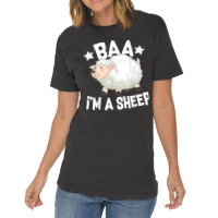 I'm A Sheep Lamb Farm Country Farming Animals Lover Vintage T-shirt | Artistshot