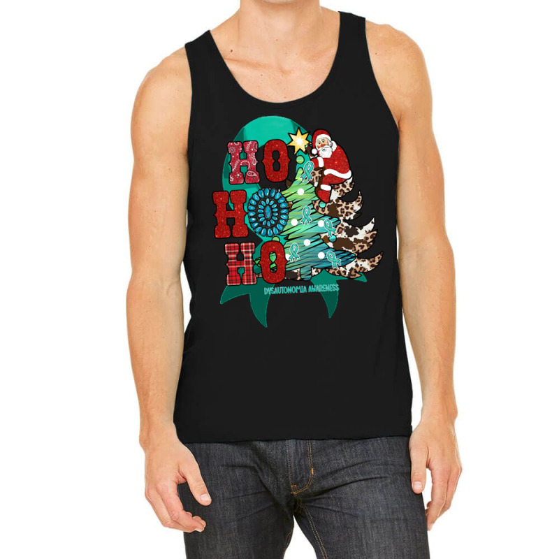 Dysautonomia Awareness Awareness - Santa Claus Western Christmas Tank Top | Artistshot