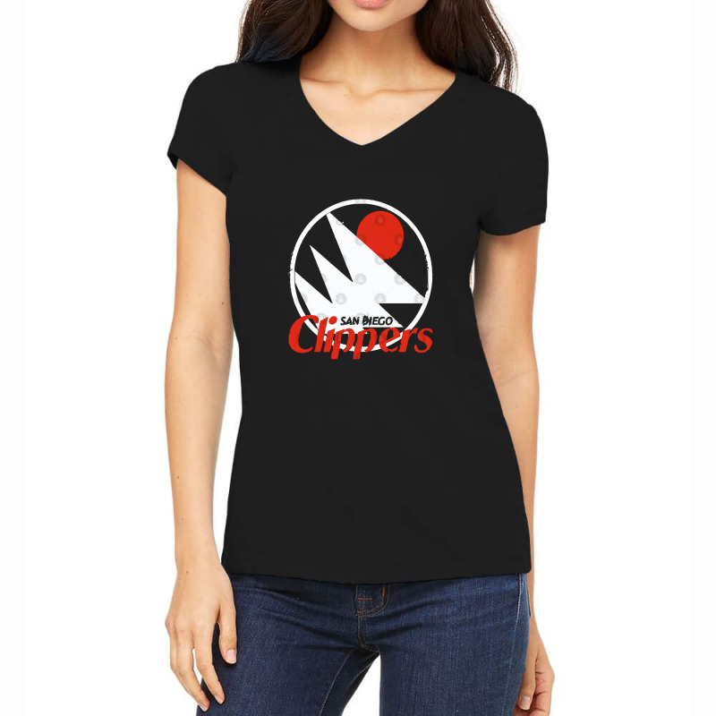 Clippers Women's V-Neck T-Shirt by GeorgieUnsicker | Artistshot