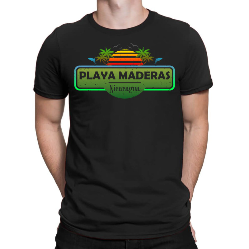 Playa Maderas Beach Nicaragua Palm Trees Sunset Summer Have T-Shirt by EdieTiffany | Artistshot