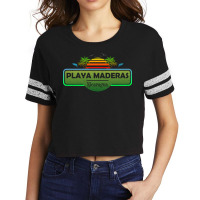 Playa Maderas Beach Nicaragua Palm Trees Sunset Summer Have Scorecard Crop Tee | Artistshot