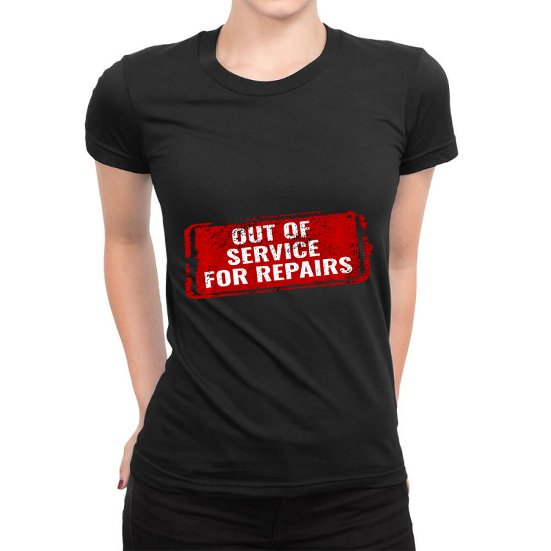 Funny Knee Hip Shoulder Joint Replacement Surgery Gift Ladies Fitted T-Shirt by behindcedar22 | Artistshot