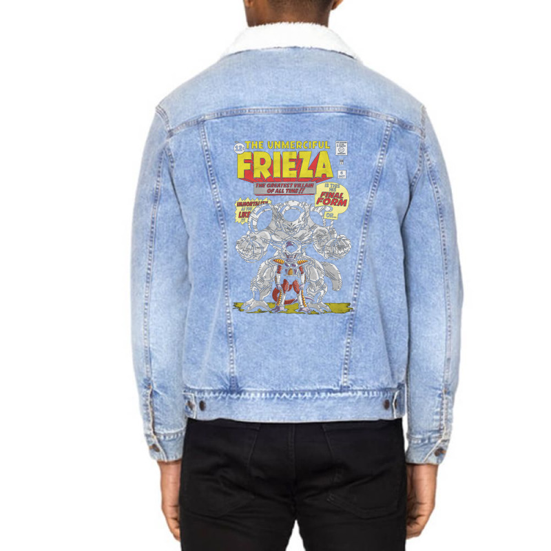 Dragon Ballz The Unmerciful Frieza Unisex Sherpa-Lined Denim Jacket by JohnRennick | Artistshot