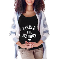 Circle The Wagons Maternity Scoop Neck T-shirt | Artistshot