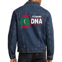 Its In My Dna National Flag Maldivian Patriotic Maldives T Shirt Men Denim Jacket | Artistshot