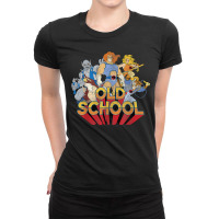 Thundercats Old School Group Shot Ladies Fitted T-shirt | Artistshot