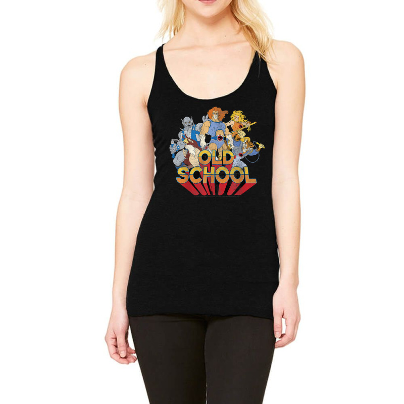 Thundercats Old School Group Shot Racerback Tank by GretchenJennie | Artistshot