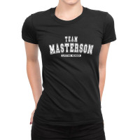 Team Masterson Lifetime Member Family Last Name Ladies Fitted T-shirt | Artistshot