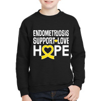 Endometriosis Awareness Support (2) Youth Sweatshirt | Artistshot