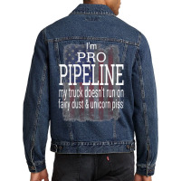 Hardworking Pipeliner Welder Faith Family Honor Country Men Denim Jacket | Artistshot