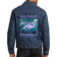 Marine Biologist Life Has Porpoise T Shirt Men Denim Jacket | Artistshot