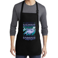 Marine Biologist Life Has Porpoise T Shirt Medium-length Apron | Artistshot