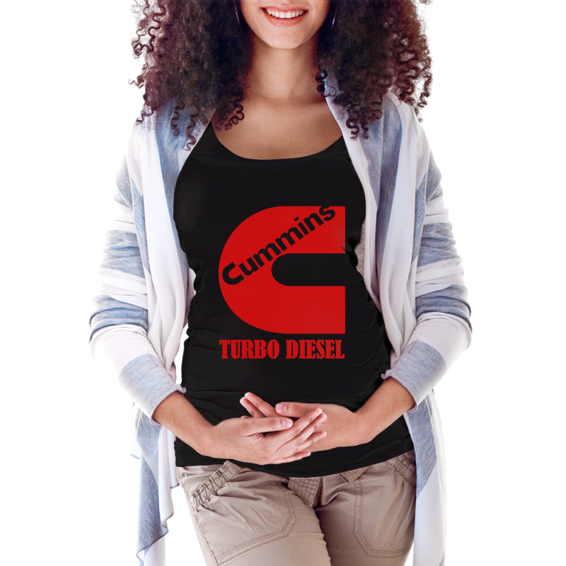 Turbo Diesel Maternity Scoop Neck T-shirt by Andalas | Artistshot