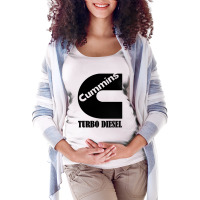 Turbo Diesel Maternity Scoop Neck T-shirt | Artistshot