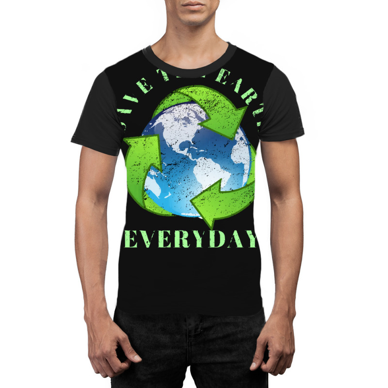 Save The Earth Everyday Ecology Environment Plant Lover Graphic T-shirt by CherylBrandy | Artistshot