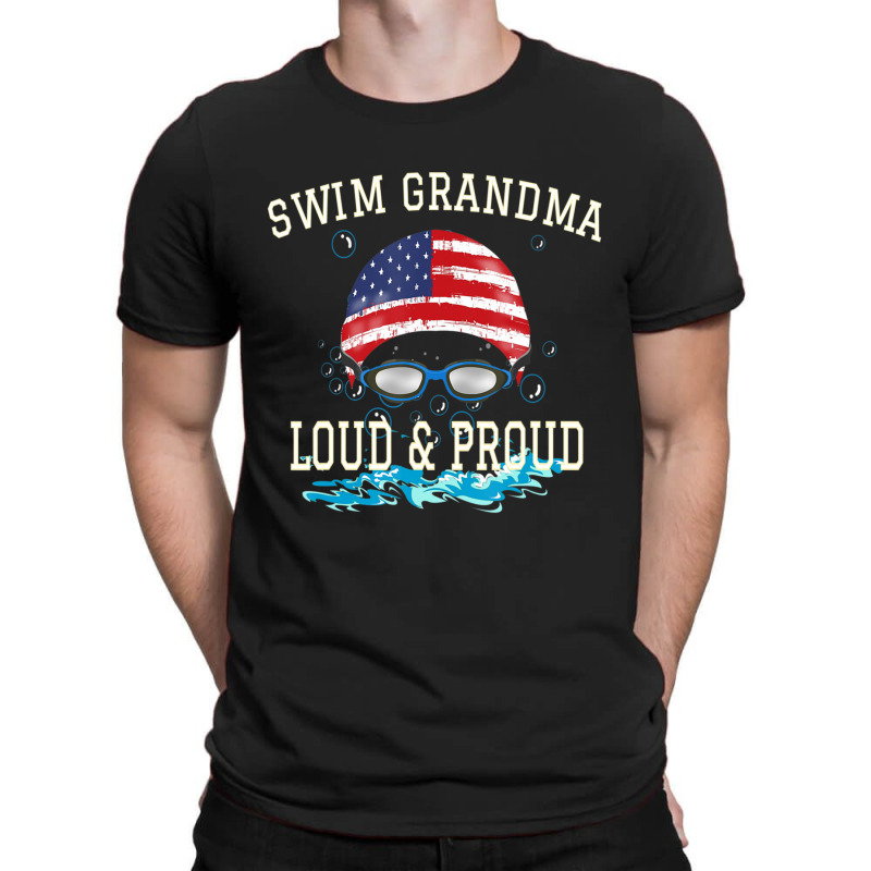 Swim Swimmer Funny Swimmin Goggles Cap Grandma T-shirt | Artistshot