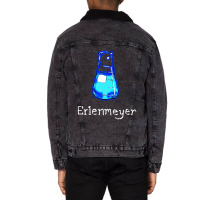 Erlenmeyer, Laboratory Unisex Sherpa-lined Denim Jacket | Artistshot