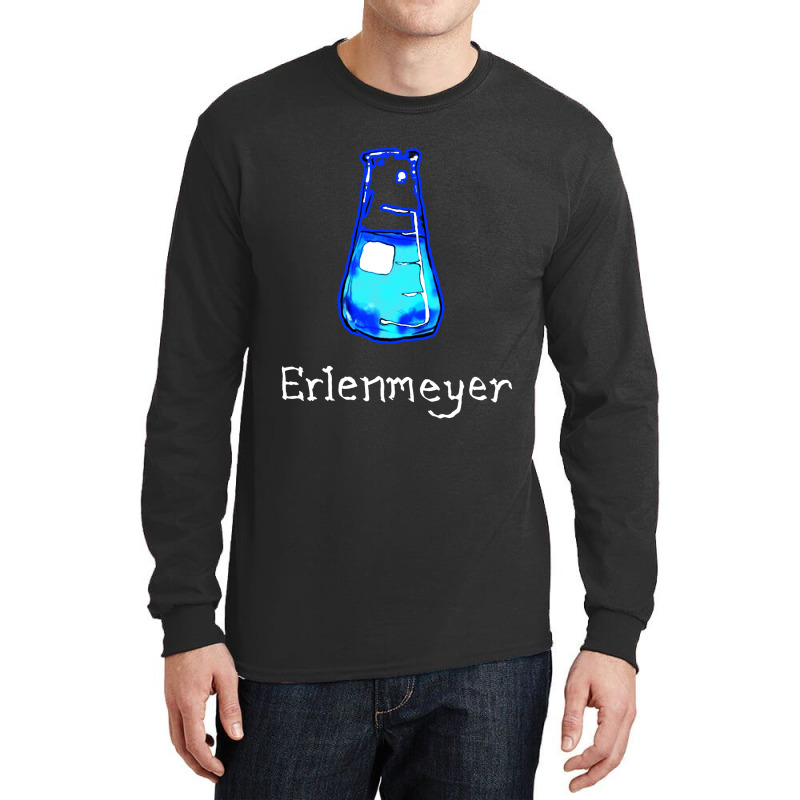 Erlenmeyer, Laboratory Long Sleeve Shirts by DagDigDug | Artistshot