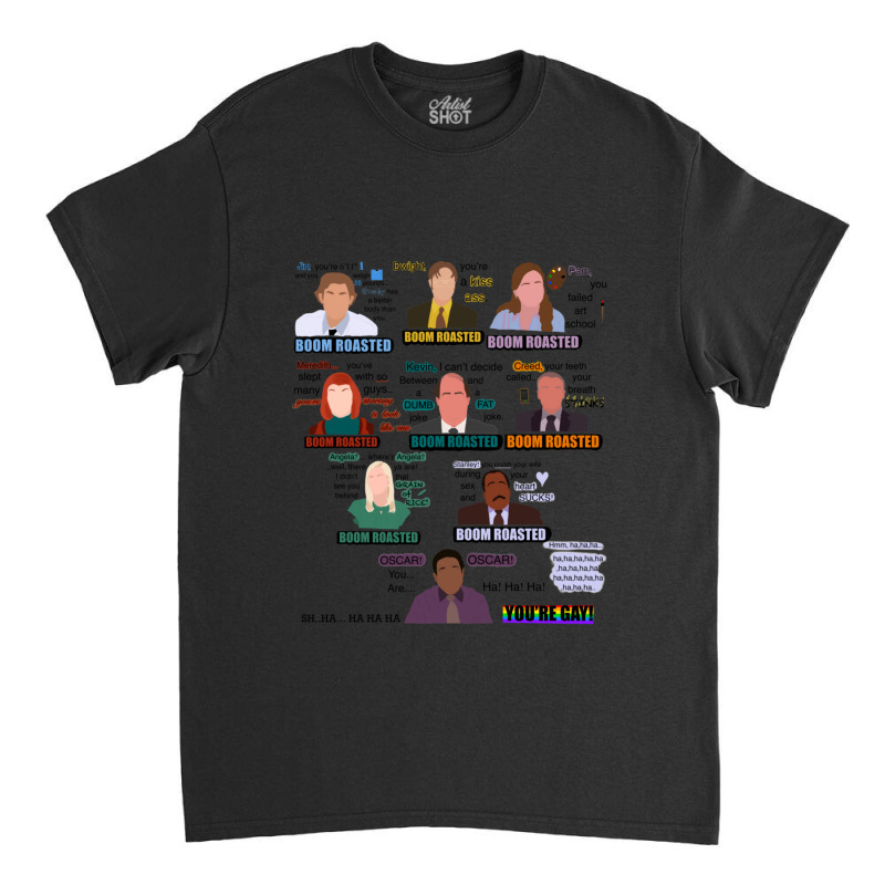 The Office Boom Roasted Scene Classic T-shirt | Artistshot