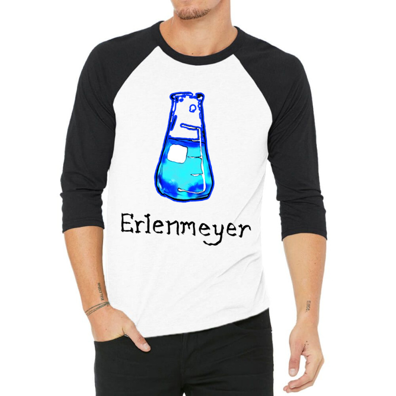 Erlenmeyer, Laboratory 3/4 Sleeve Shirt by DagDigDug | Artistshot