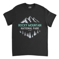 Rocky Mountain Vintage National Park Classic T-shirt | Artistshot