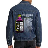 Joshua Hodges 10 Year Anniversary Tour 2019 Back Men Denim Jacket | Artistshot