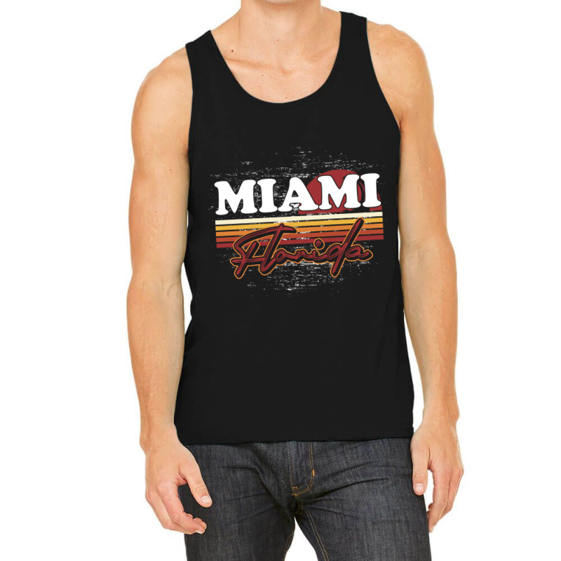 Fl Miami Retro Sunset Summer Florida State Florida Tank Top | Artistshot