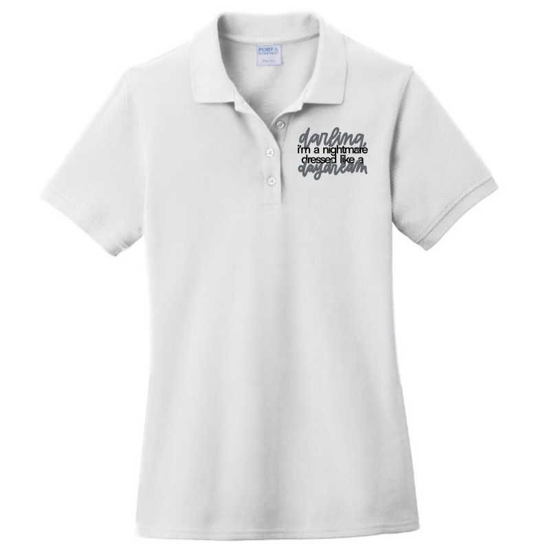 Blank Space Ladies Polo Shirt by GuadalupeDorothy | Artistshot