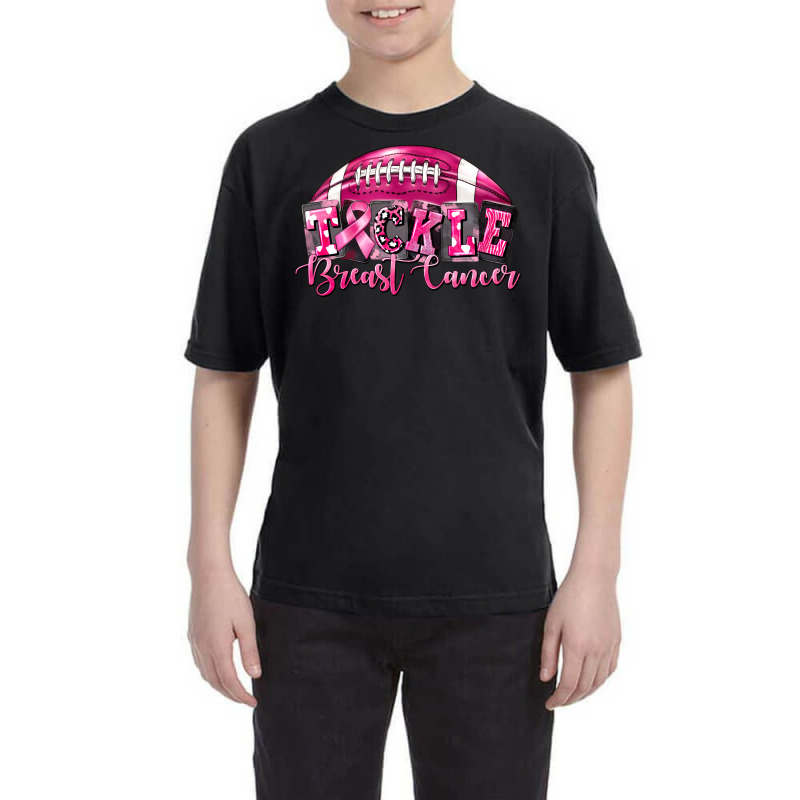 Tickle Breast Cancer Football Youth Tee by FaDigitalArtStudio | Artistshot