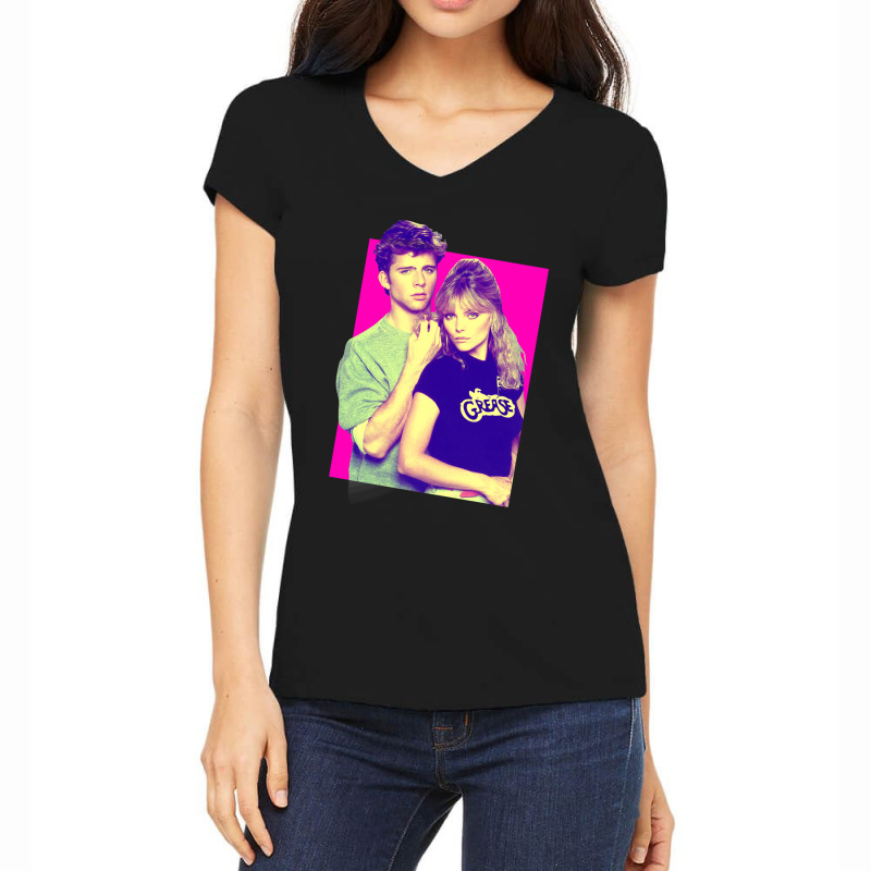 Grease 2 Premium Women's V-Neck T-Shirt by KIJANAOHNSON | Artistshot