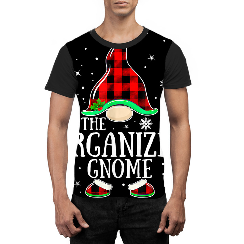 Organized Gnome Buffalo Plaid Matching Family Christmas T Shirt Graphic T-shirt | Artistshot