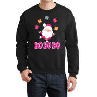 Christmas Pink Santa Crewneck Sweatshirt | Artistshot