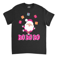 Christmas Pink Santa Classic T-shirt | Artistshot