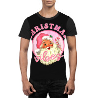 Christmas Retro Vintage Pink Graphic T-shirt | Artistshot