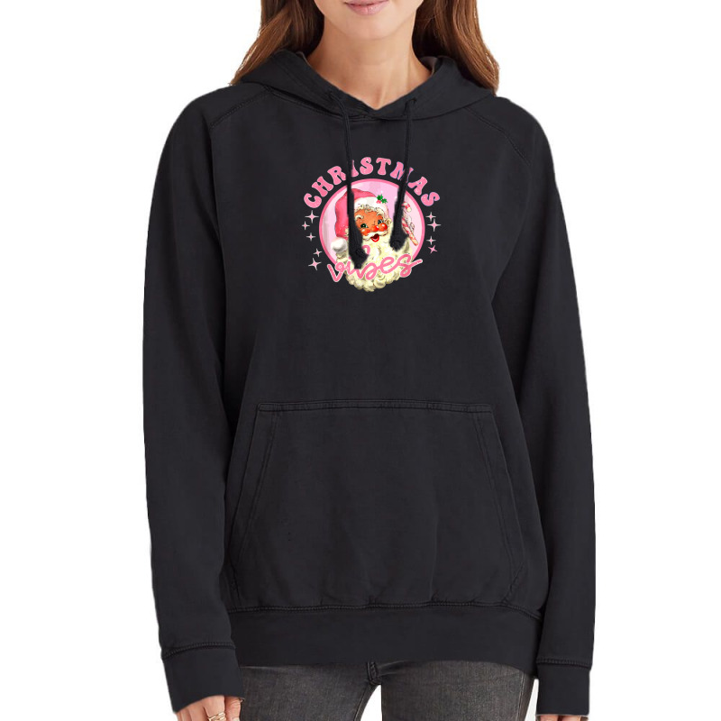 Christmas Retro Vintage Pink Vintage Hoodie | Artistshot