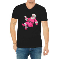 Christmas Retro Vintage Santa Claus V-neck Tee | Artistshot